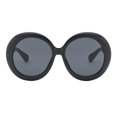 thumbnail image 2 of Gafas de sol retro Sunnimix para mujer Marco negro Lente gris, 2 of 8