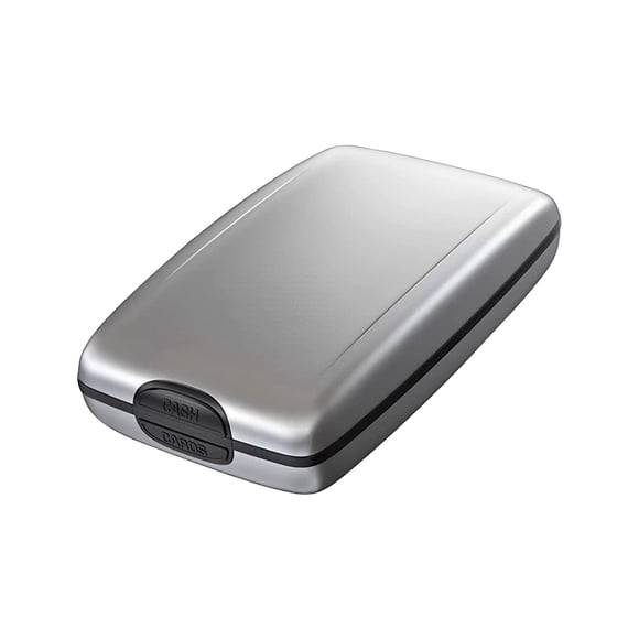 Aluminum Wallet with Secure Clip Function RFID Blocking Card Holder and