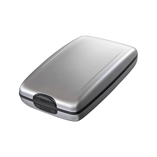 RFID Blocking Aluminum Wallet Card Holder Secure Slim Metal Credit Card Storage for Home Textile Organization
