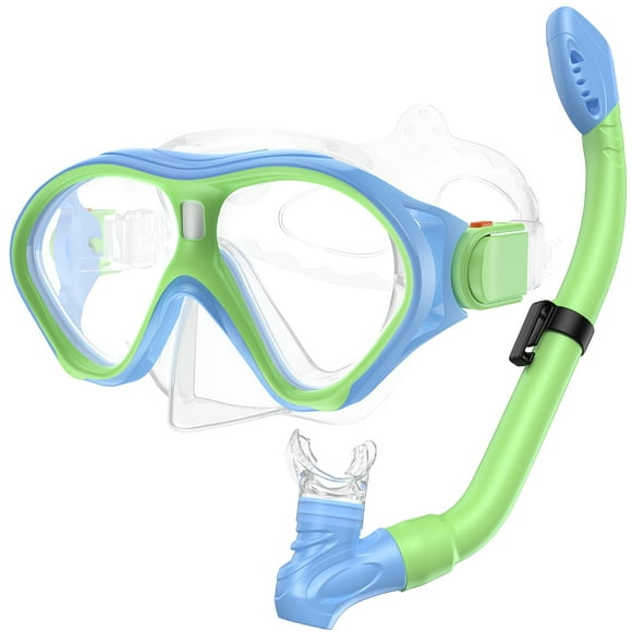 Equipo de Snorkel Gintenco Set con Snorkel Seco para Niños de 6 a 14 Años