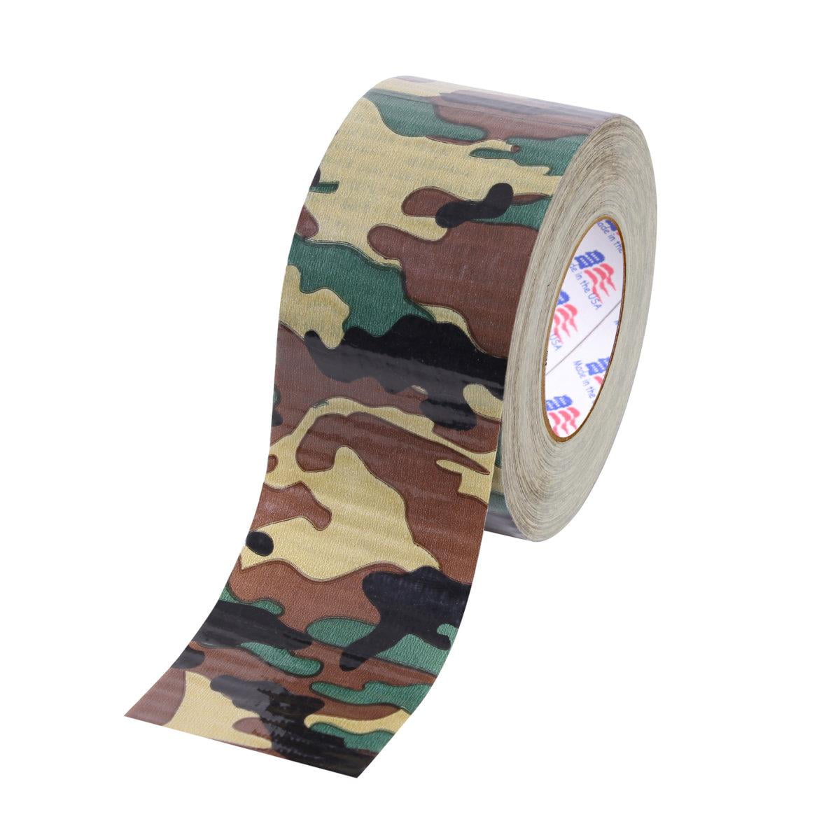 Woodland Camouflage 100 MPH Military Duct Tape 60 yds