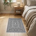 thumbnail image 3 of ODIKA 2'x3' Washable Doormat Non-Slip, Low Pile Print Featuring Cow Ornamental Frame Details Boneless Couch Cowboy for Entryway, Kitchen, Laundry Room, 3 of 7