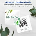 thumbnail image 2 of Avery Printable Business Cards, 2" x 2", Glossy White, 120ct, 2 of 8