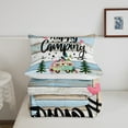 thumbnail image 5 of Erosebridal Cartoon Car Bedding King Comforter Set,Happy Camping Comforter Sets King Size,Lodge Cabin Duvet Insert,Breathable Boys Bedroom Decor,Reversible,3pcs, 5 of 8