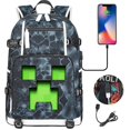 thumbnail image 1 of Minecraft Backpack Usb Backpack For Laptop Kids School Bags, 1 of 5