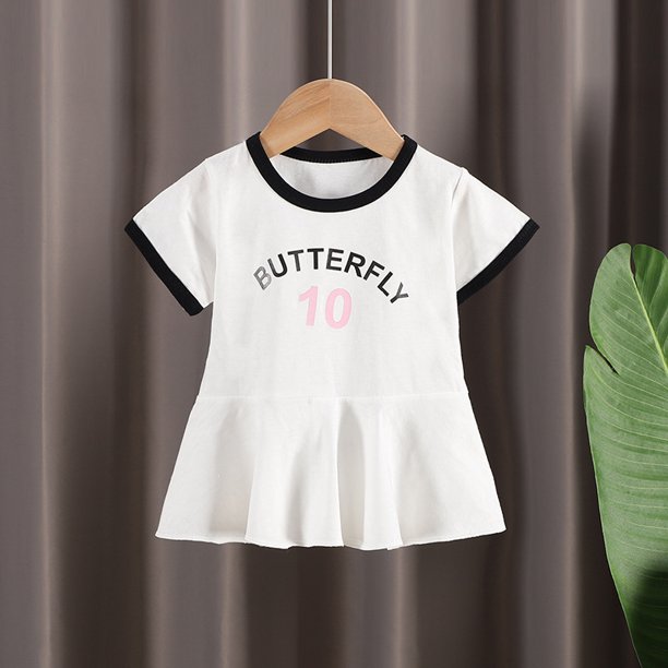 Vestidos de verano para niñas, vestidos de princesa para bebés, faldas para bebés, camisones casuales