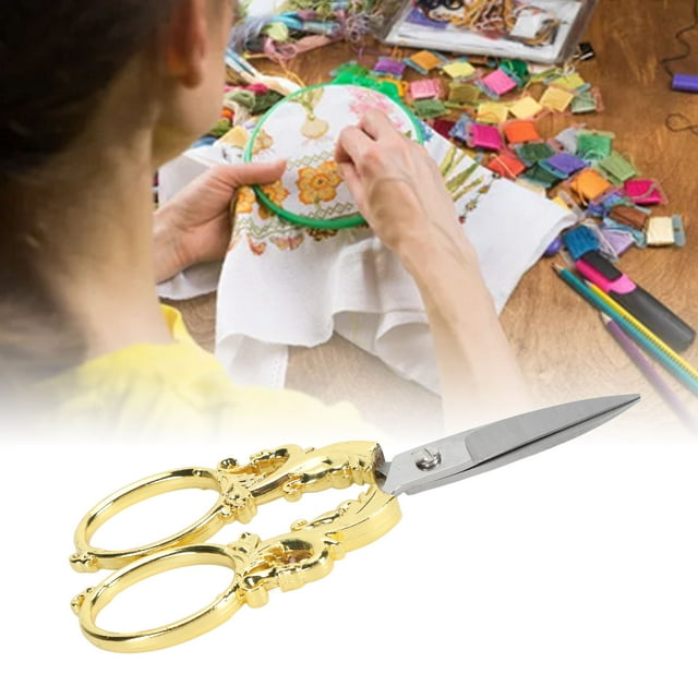 Embroidery Scissors, Stainless Steel Tip Cross Stitch Scissors Small Shears for Embroidery Sewing Art Work DIY