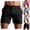Black, variant on Frnrwgo Mens Swim trunks Button Zipper Elastic Waist Pocket Solid Quick Dry Beach Shorts