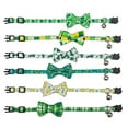 thumbnail image 3 of Nuevo estilo Irlanda Festival El gato Collar Bow Saint Patrick's, 3 of 6