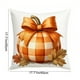 thumbnail image 3 of Mom's Best Fundas de almohada de Acción de Gracias de 17,7 x 17,7 pulgadas, con diseño de calabaza otoñal y tela suave con cremallera oculta para decoración del hogar., 3 of 6