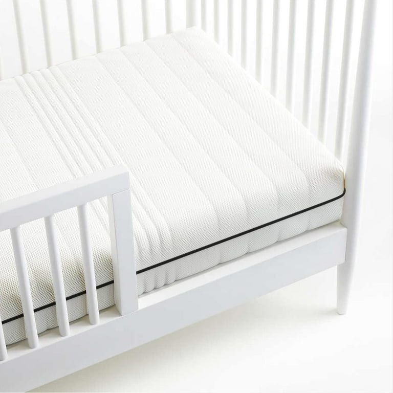 Dourxi 6 Inch Crib Mattress Dual Sided Comfort Baby Memory Foam Toddler Bed Mattress with 100 Breathable 3 D Spacer Cover for Infant and Toddler Walmart