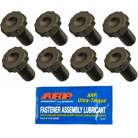 ARP 244-2901 Flexplate Bolt Kit – Set of 8, Pro Series, 12-Point Head | 200,000 PSI Tensile Strength | Fits LSA & Gen V LT Engines with 8-Bolt Flexplate: L83, L84, L86, L87, LT1, LT4, L8T