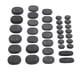 thumbnail image 4 of Juego de 36 piedras calientes de basalto, 4 tamaños, forma redonda, relajación corporal, rocas de masaje calientes de basalto para SPA, 4 of 15