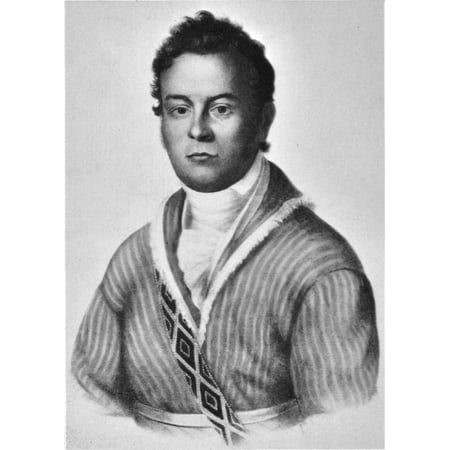 - David Vann Cherokee Indian Leader Poster Print by Science Source