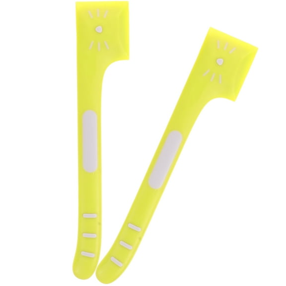 2 Pcs Pet Cat Food Opener Container Accessory Mini Spoons Kitten Can Opening Scraper Canning The Cover