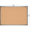 thumbnail image 2 of Cork Notice Board X es Cork Bulletin Board with Aluminium Frame, 2 of 7