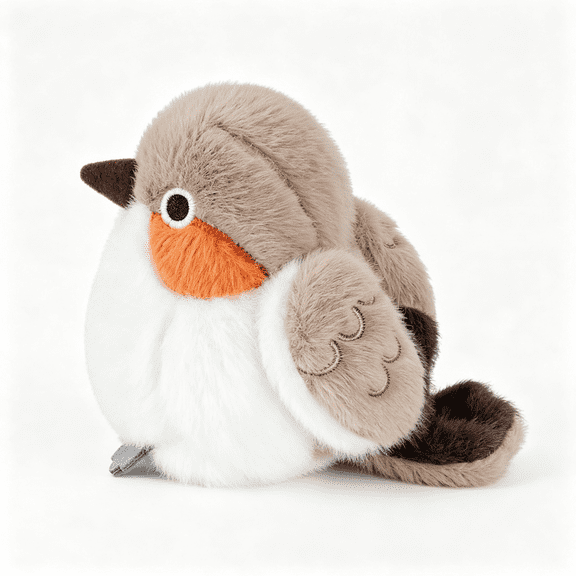 CYFW Palm-Sized Sparrow Plush Cute Soft 4.3 Inch Bird Stuffed Animal Realistic Toys Gifts for Kids Realistic Gift Bird Plush