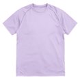 thumbnail image 4 of Cethrio Boys Athletic T-shirts, Running Quick-drying Casual Short Sleeve Summer Tops Purple Size 9-10T, 4 of 5