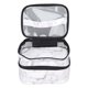 thumbnail image 4 of Bolsa de aseo de doble capa, bolsa de maquillaje de PVC Bolsa de maquillaje de PVC de viaje Bolsa de aseo de viaje Eleve su experiencia, 4 of 5