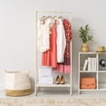 thumbnail image 5 of IRIS Garment Rack, Clothes Racks for Closet Organization, Plant Stand, Marble White, 5 of 7