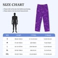 thumbnail image 4 of Rateoe Purple Glitter Pattern Men’s Ultra-Soft Comfy Pajama Lounge Pants Sleepwear,Comfortable Lounge Wear,lightweight Pajamas, Casual Home Wear-XX-Large, 4 of 6