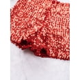 thumbnail image 5 of Haitryli Kids Boys Girls Sparkle Shiny Dance Shorts Stretch Athletic Shorts Gymnastic Jazz Hip Hop Red 120-140/12, 5 of 7