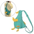 thumbnail image 6 of Wxqbjtam Duck Shaped Shoulder Bag Chest Bag Satchels Work Large Capacity Fashion Shopping Green, 6 of 9