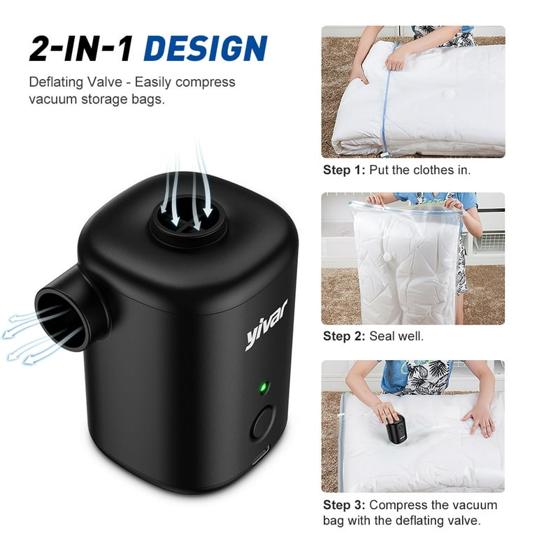 Mini Handheld Vacuum Sealer Compressed Bag Electric Air Pump USB  Rechargeable Vacuum Sealer Machine for Clothes