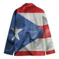 thumbnail image 2 of Wrinkled Puerto Rican Flag Print Men'S Blazer, Puerto Rico Fun Novelty Blazer, 2 of 4