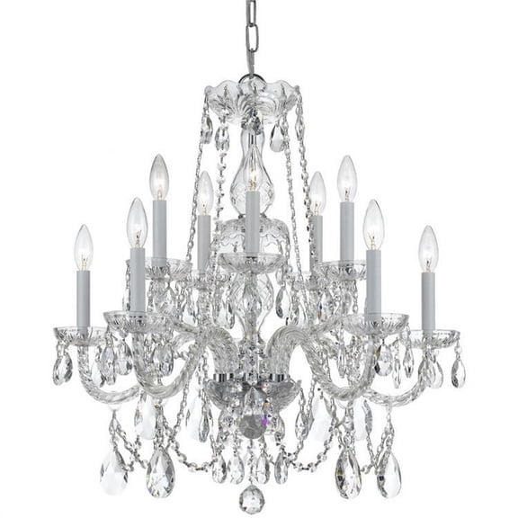 Crystorama Lighting - Ten Light Chandelier - Chandelier - Crystal - Ten Light