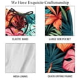 thumbnail image 4 of luoweisi Men's Beach Shorts Quick Dry Swim Trunks with Mesh Lining Tropical Leaves M, 4 of 5
