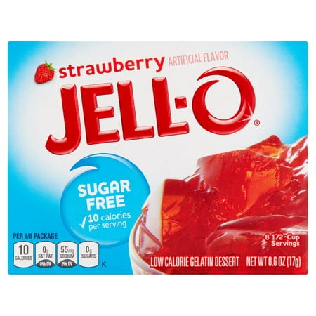 Jell-O Strawberry 0.6 oz - Walmart.com