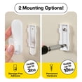 thumbnail image 5 of Wrap-It Storage Handy Hooks - The Ian Medium (12 Pack) - Dorm Room Essentials for Girls, Adhesive Hooks for Hanging, No Damage Removable - White, 5 of 8