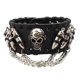 thumbnail image 1 of Brazalete de cuero Fernando Negro Pulsera, 1 of 8