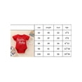 thumbnail image 7 of Bagilaanoe Newborn Baby Boy Girl Christmas Rompers Letter Snowflake Print Short Sleeve Bodysuit 3M 6M 9M 12M 18M 24M Infant One Piece Jumpsuit, 7 of 7