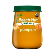 (10 pack) Beech-Nut Organics Stage 1 Organic Baby Food, Pumpkin, 4 oz Jar