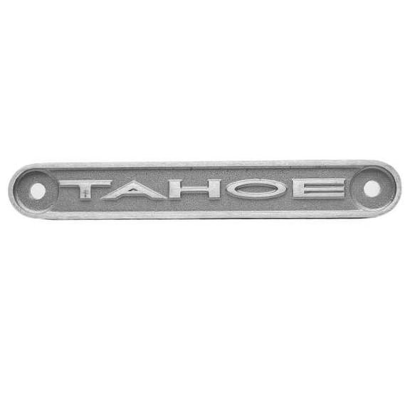 Tahoe Boat Logo Name Plate 123749 | 15 1/4 Inch Aluminum