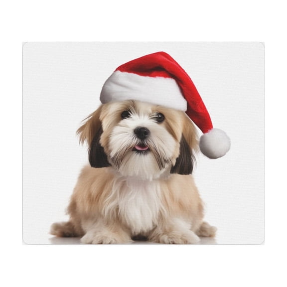 DistinctInk Mouse Pad - 1/4" Foam Rubber - Lhasa Apso