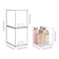 thumbnail image 2 of Clear Acrylic Stackable Drawer Organizer System for Efficient Cabinet and Countertop Storage, 2 of 7