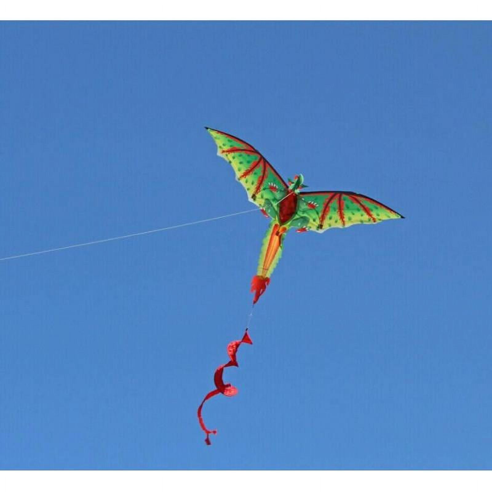 LeeQinersw 3D Dinosaur Kite Multicolor Long Tail Design,Easy to Fly 3D Single Line Kite | Enjoyable Kite for Adults Kids |Great 3D Kite for Outdoor Beach or Park