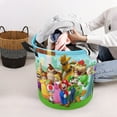 thumbnail image 5 of Super Mario Cartoon Circular Laundry Hamper Foldable Large Storage Baskets Organizer Bin Bag For Dirty Clothes Toys, 5 of 8
