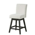 thumbnail image 6 of New Classic Furniture High Line Wood Counter Table & 6 Swivel Stools in White, 6 of 11