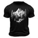 thumbnail image 1 of Camisa Casual de Cuello de la Tripulación de la Impresión de la Selva de Manga Corta Top Ligero de Poliéster para los Hombres, Camiseta de Manga Corta para el Uso Diario de Primavera Verano, 1 of 9