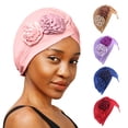 thumbnail image 5 of LNMQLPDBS Head Wrap Cotton Beanie Turban Headwear for Women Soft Cancer Chemo Head Scarf Hats Elastic Covers Wraps for Women's Hair, 5 of 5