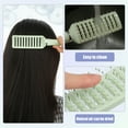 thumbnail image 2 of Unique Bargains 1Pc Hair Brush Detangling Brush for Women and Men Hair Brush Green, 2 of 7
