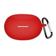 thumbnail image 2 of Funda para auriculares con ganchos, funda protectora a prueba de golpes, soporte suave para auriculares, organizador de accesorios para teléfono Rojo, 2 of 8