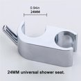 thumbnail image 4 of Injueey Soporte de rociador de ducha de 2 piezas con accesorios de hardware de gancho colgante soporte de varita reutilizable accesorios Accesorios de baño, 4 of 6