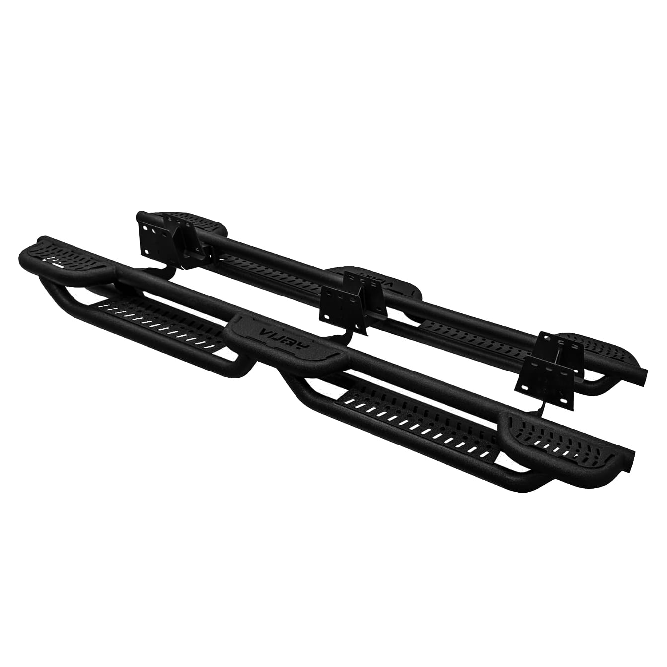 Vijay Running Boards Compatible with 2019-2020-2021-2022-2023-2024-2025-2026 Dodge Ram 1500 Bolt-on Side Steps Rails Steel Nerf Bars