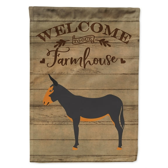 Carolines Treasures CK6799GF Catalan Donkey Welcome Garden Size Outdoor-Flags, Multicolor