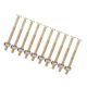 thumbnail image 4 of East buy - Perno para muebles - 10 piezas M6 Pernos para muebles de acero al carbono con tuercas de barril Sujetador de conector de tuerca(80mm), 4 of 14